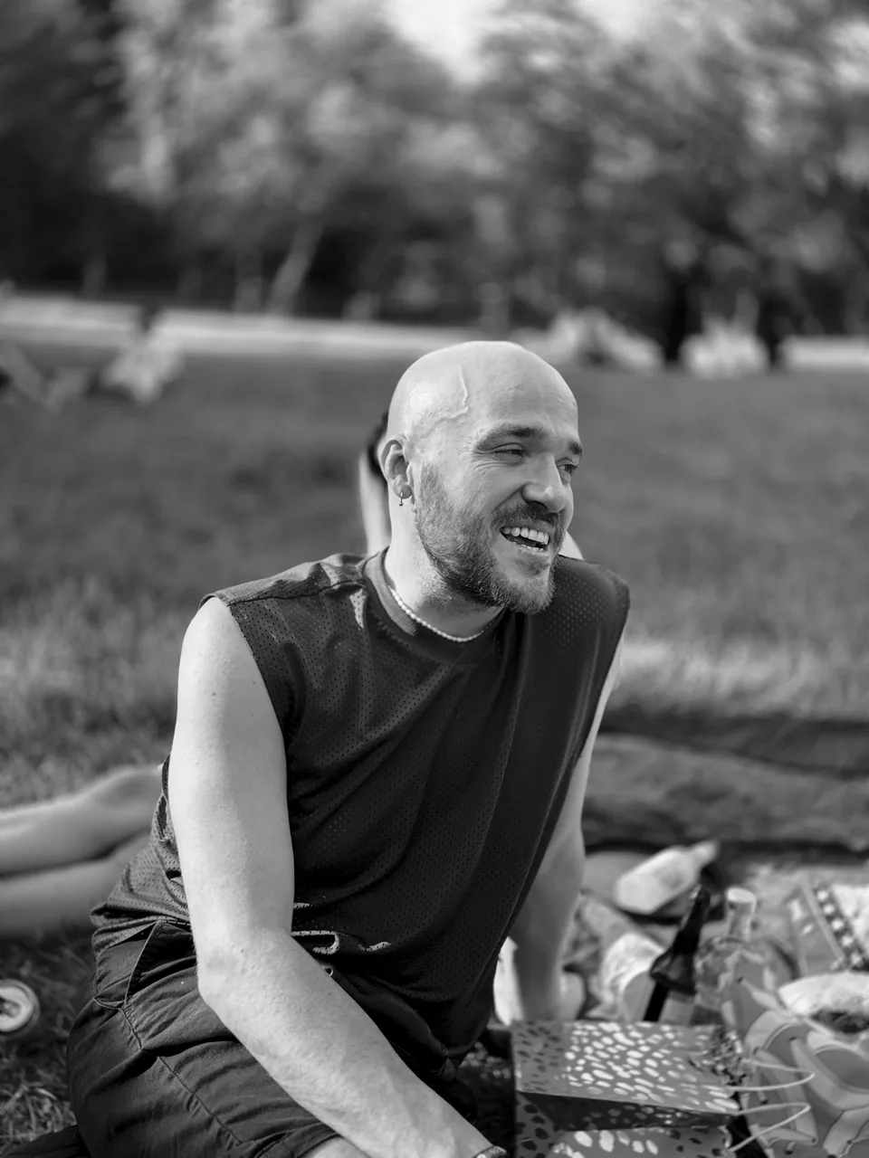Konstantinos Alexis outdoors in a park